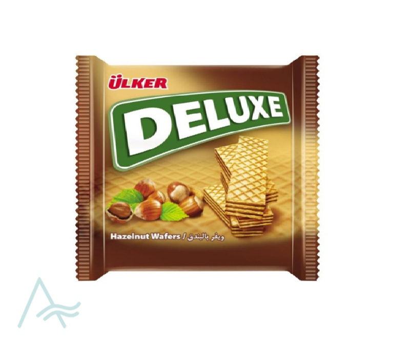 ULKER DELUXE WAFERS HAZELNUT 50G